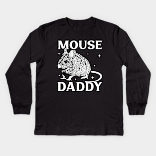 Mouse lover - Mouse Daddy Kids Long Sleeve T-Shirt